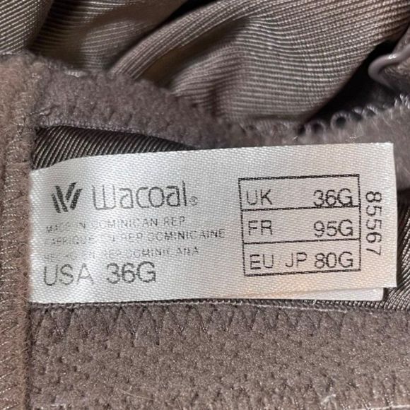 Wacoal Greige Awareness Seamless Underwire Bra 85567 for Comfort and Support 42D - Picture 7 of 9